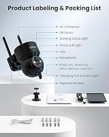 ieGeek 360 Wireless Solar Camera 2K PTZ WiFi Outdoor CCTV Color Night Vision view 9