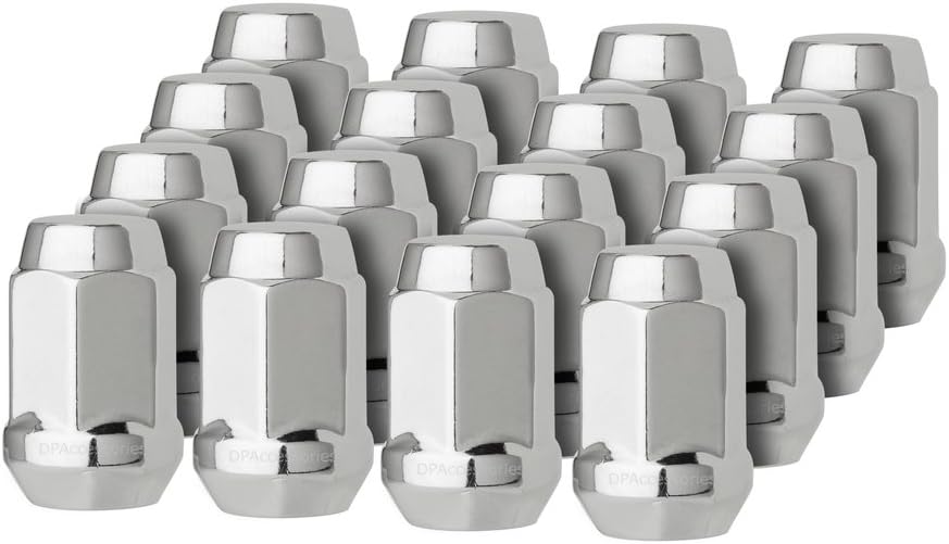 DPAccessories LCB3B2HE-BK04023 23 Black 1/2-20 Closed End Bulge Acorn Lug Nuts - Cone Seat - 3/4" Hex Wheel Lug Nut: Automotive