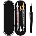 Vikerer 2 Pack Rhinestone Picker, Diamond Painting Dotting Pen Dual-end Rhinestones Pickup Tool for Nail Gems Stones Crystals