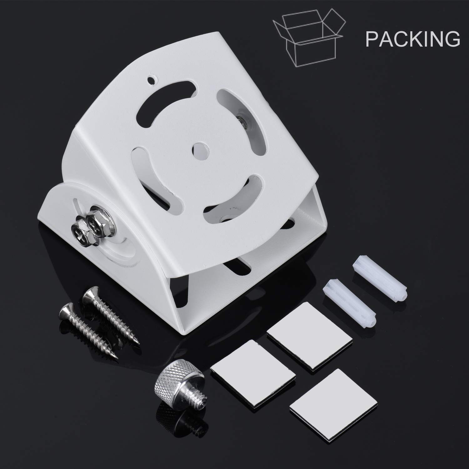 Adjustable Angle Wall Mount for Arlo Baby Monitor, Motorola Baby Monitor and Most Universal Monitors Camera, Aluminum Alloy Material : Baby