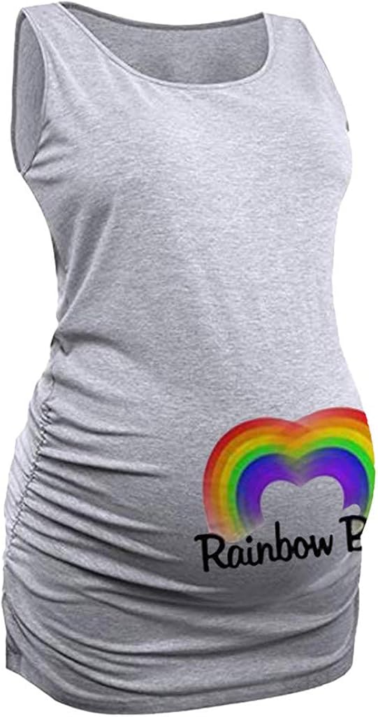 rainbow maternity top