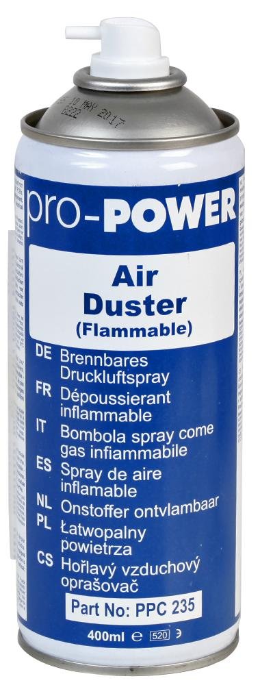 Pro Power CHEMICALS PPC235 Air Duster, 400ml - Flammable