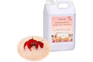 HDURCIR Silica Gel Flower Drying – 7 LB Silica Sand Flower Drying, Color Indicating Silica Sand for Drying Flowers, Flower Drying Silica for Wedding Decoration