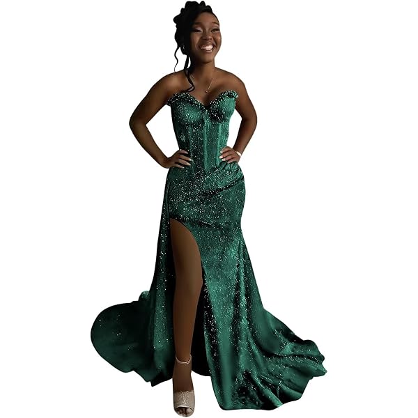 chinese dress ladies Tween Girls' Mesh Overlay Sequin Mermaid Dress Black / 9Y