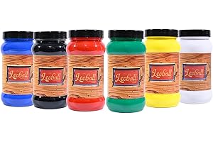 Leoball® Fabric Water-Based Screen Printing Ink, 8-Ounce, Yellow (for T-Shirt and Silkscreen Printmaking)