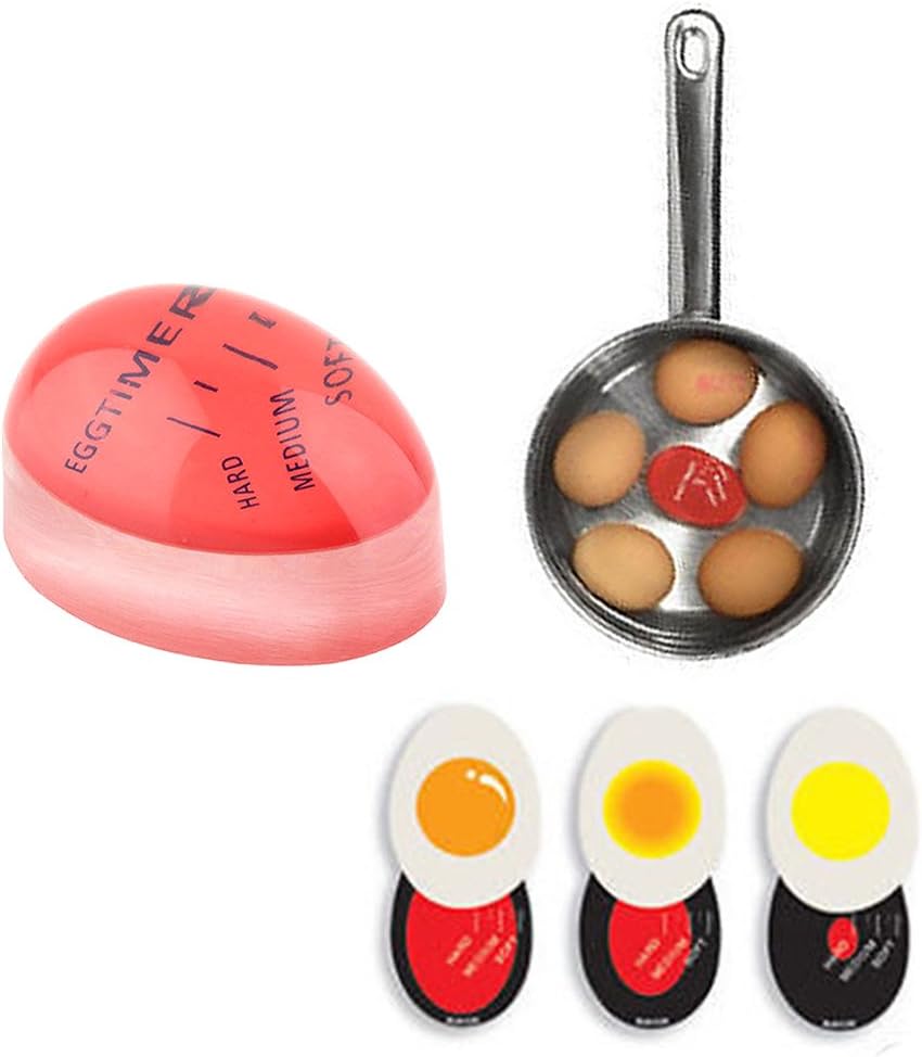 YingNeng Eggs Timer Perfect Cooking Color Changing Soft