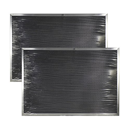 2 PACK Air Filter Factory 12-5/8 x 19-15/16 x 3/8 Range Hood Charcoal Carbon Filters AFF210-CH