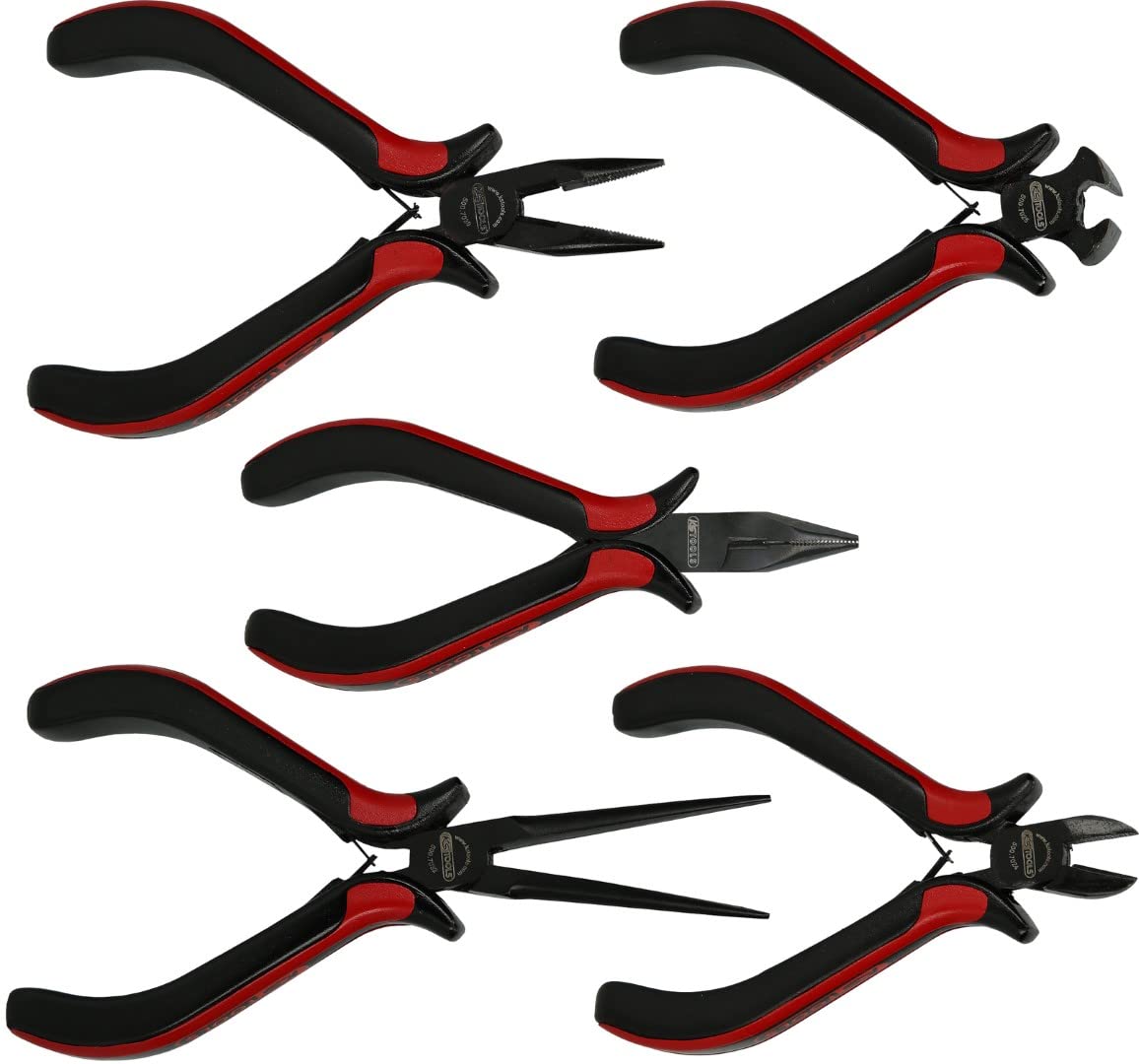 KS Tools Precision 125-150mm Plier Set (5 Pieces)