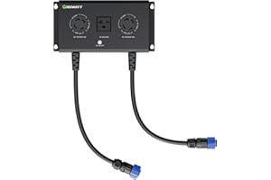 GROWATT Helios 3600 Portable Power Station Double Voltage Hub, 240V Split-Phase Connector, 7200W AC Output with 1 NEMA 6-20 and 2 NEMA 14-30
