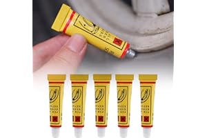 Tire Repair Glue, 5Pcs Rubber Cement Adhesive for Bike, Motorcycle and Car Tire Puncture Repair, High Viscosity Fast Acting S