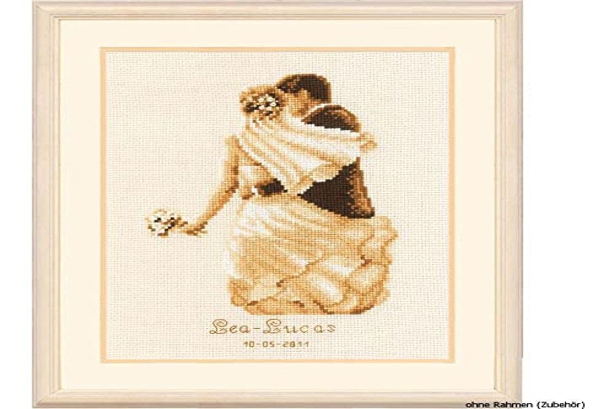 Vervaco Wed Rec Private Moment Counted Cross Stitch Kit, Multi-Colour