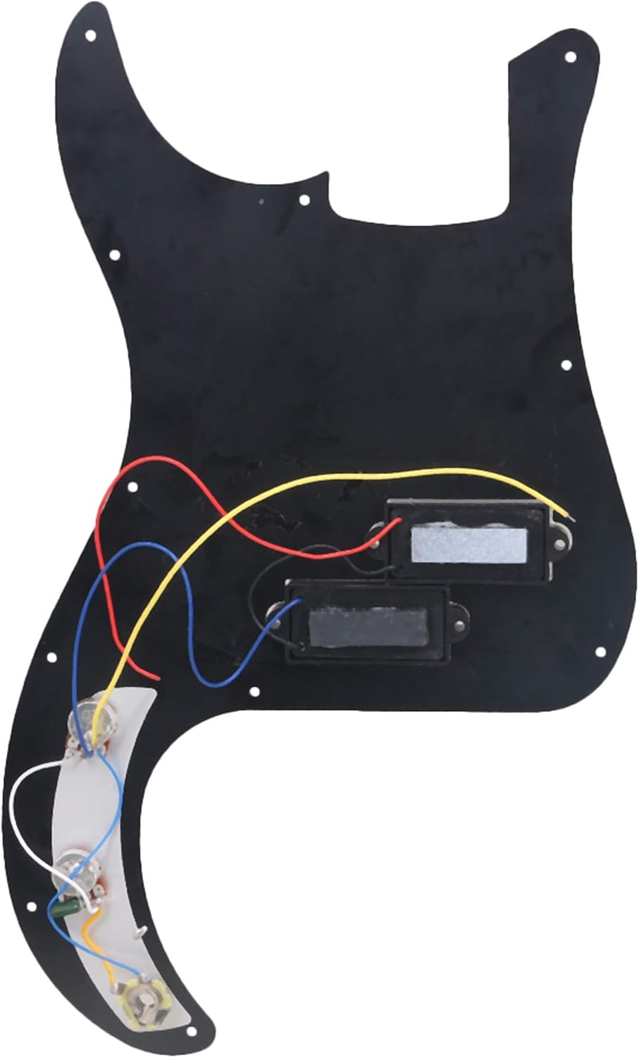 BQLZR Prewired Bass Pickguard Kit For Bass Guitar Black - Image 3