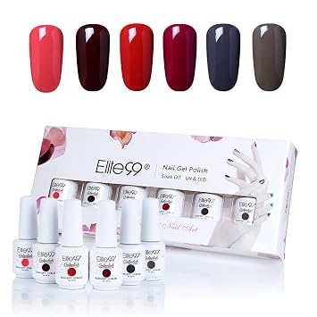 Amazon Com Elite99 Gel Nail Polish Set Soak Off Gel Nail Lacquer Uv Amazon Com Elite99 Gel Nail Polish Set Soak Off Gel Nail Lacquer Uv