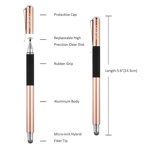 Mixoo Capacitive Stylus Pen, Disc Fiber Tip in Series, High  Sensitivity and Precision, Universal for ipa
