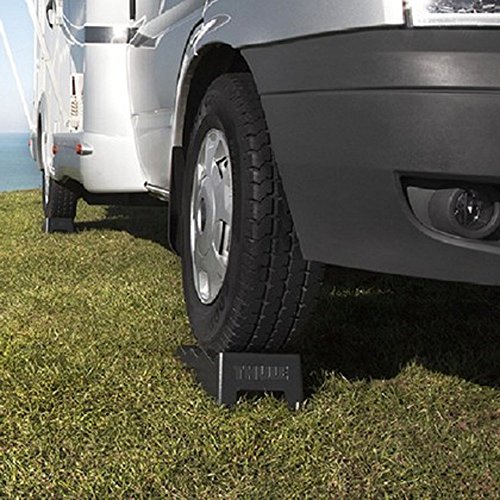 Thule 307617 Caravan Ramps Motorhome Level Wheel, Black, Set of 2 Buy