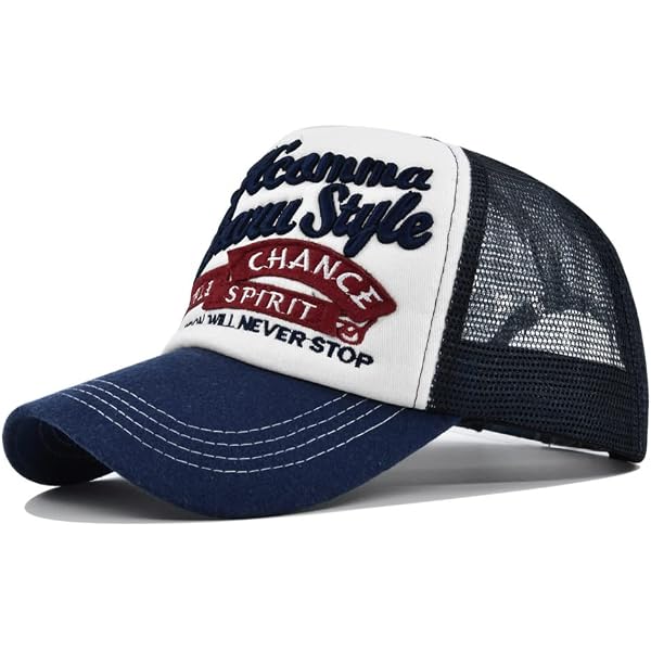Amazon.com: Women Men Adjustable Mesh Back Cap Curved Bill  display picture 2