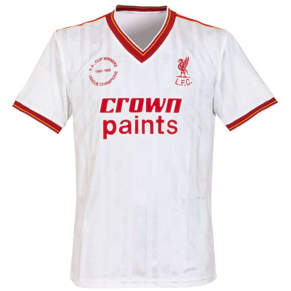 liverpool white crown paints shirt
