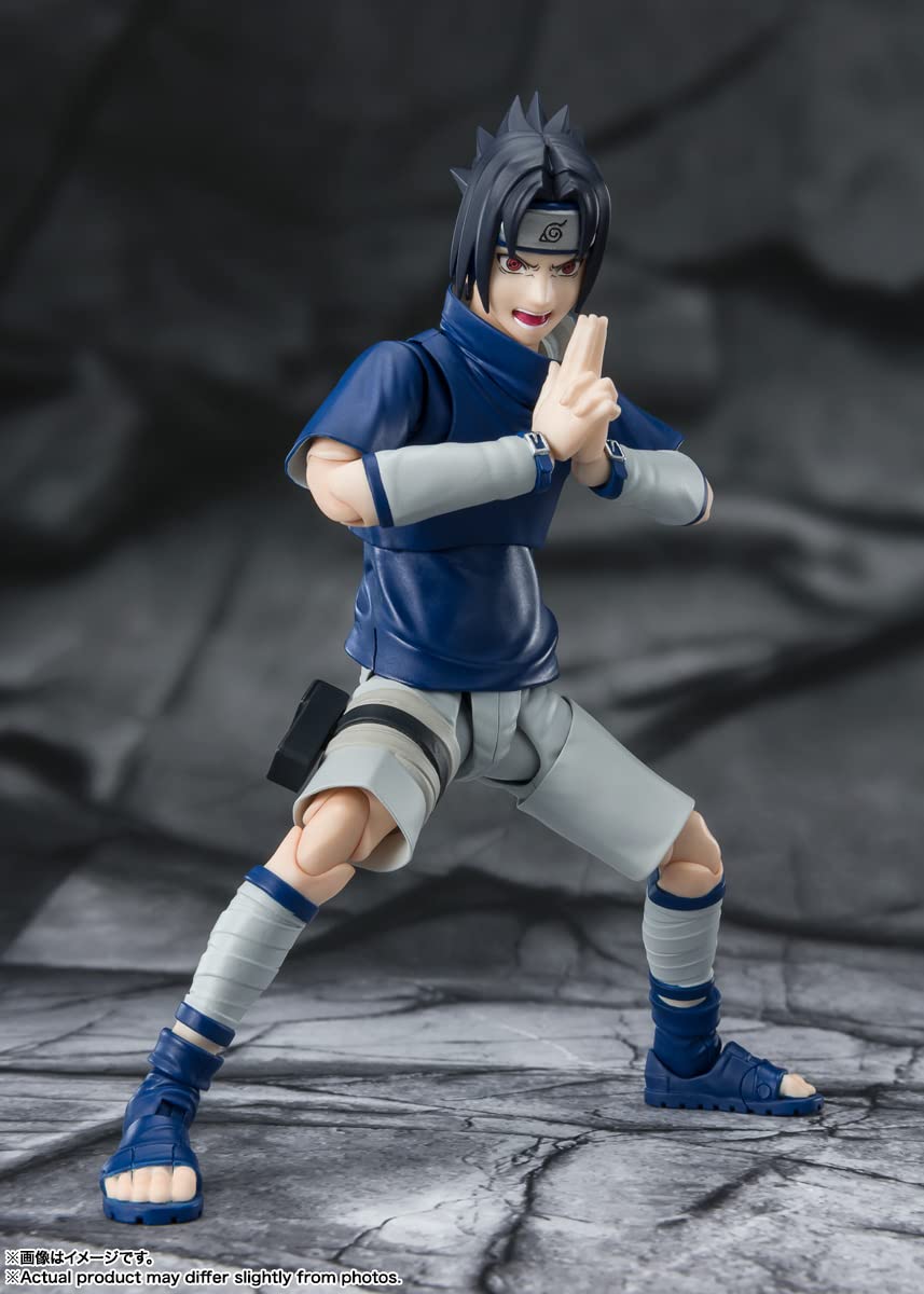 TAMASHII NATIONS - Naruto - Sasuke Uchiha -Ninja Prodigy of The Uchiha Clan Bloodline- S.H.Figuarts Action Figure