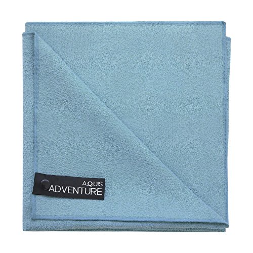 Aquis – Adventure Microfiber Sports Towel, Quick-Drying Comfort Great For Gym, Travel or Camping Towel, Seafoam (Large/19 x 39 Inches)