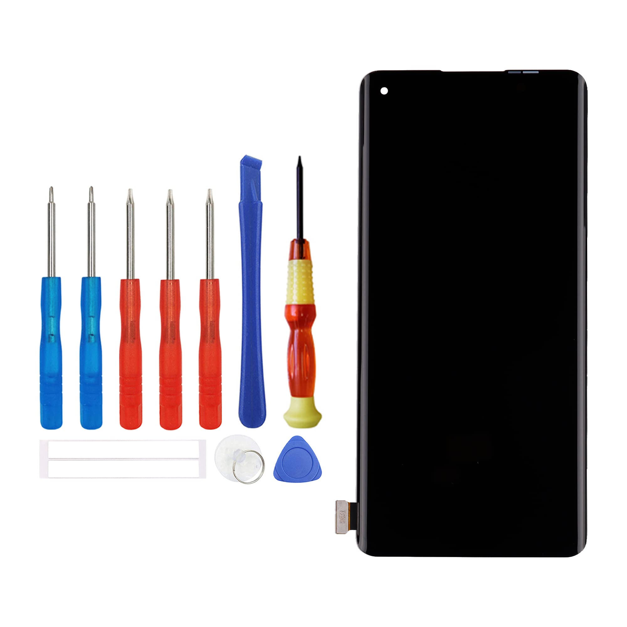 Vvsialeek Replacement AMOLED Display Compatible with Oppo Reno4 Pro 5G PDNM00 PDNT00 CPH2089LCD Touch Screen Digitizer Assembly Glass with Toolkit Black