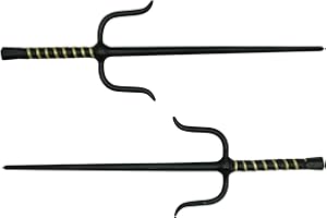 MASTER USA Martial Arts Training SAIS, Stainless Steel Blades, Wrapped Handle, Practice, Cosplay, Pack of 2