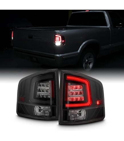 thumbnail image 2 of Autozensation Chrome Clear Tail Lights – 1994-2004 Chevy S10 GMC Sonoma, Left+Right Pair 2 of 6