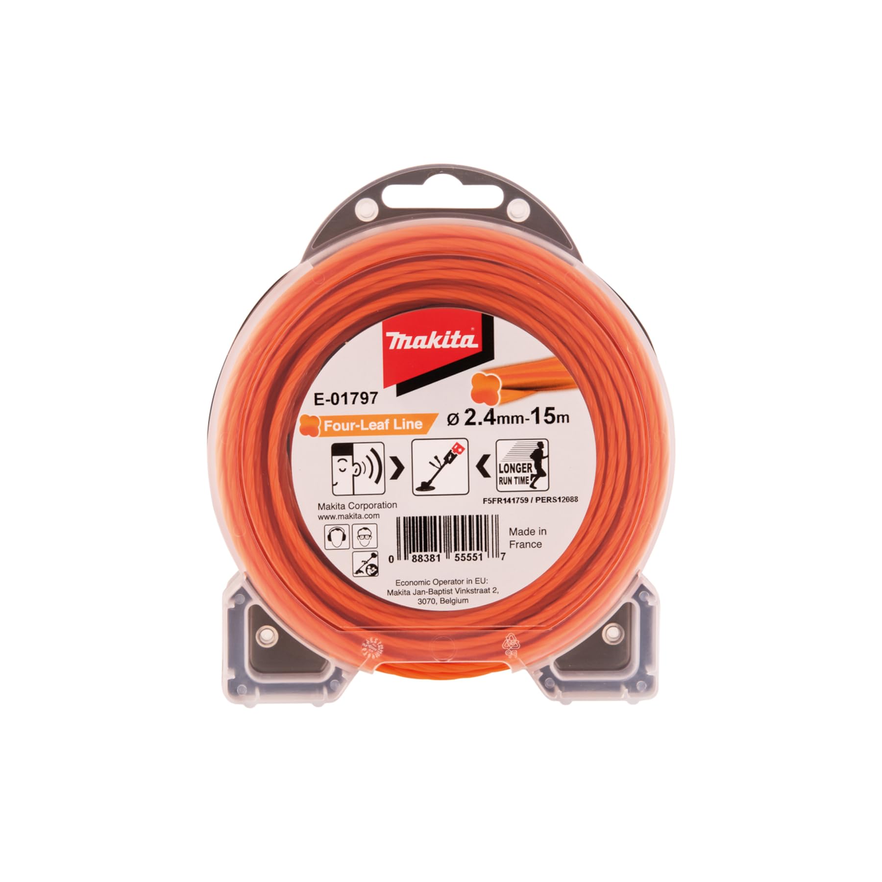 Makita E-01797 Four Leaf Nylon Cord 2.4mm