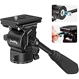 SmallRig Selection Tripod Fluid Head Pan Tilt Head with Quick Release Plate for Arca Swiss for Compact Video Cameras and DSLR