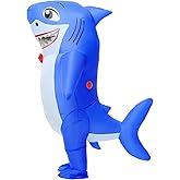 MROMT Inflatable Shark Costume Adults Inflatable Costume Shark Blow Up Suit Halloween Costume