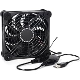 Fosi Audio USB C 5V Cooling Fan for for V3 Mono, V3 and BT20A PRO Amplifier
