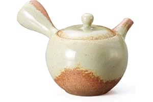 Yamaki Ikai G531 Ichintou Ash Glazed Teapot, Brown, 8.1 fl oz (230 ml)