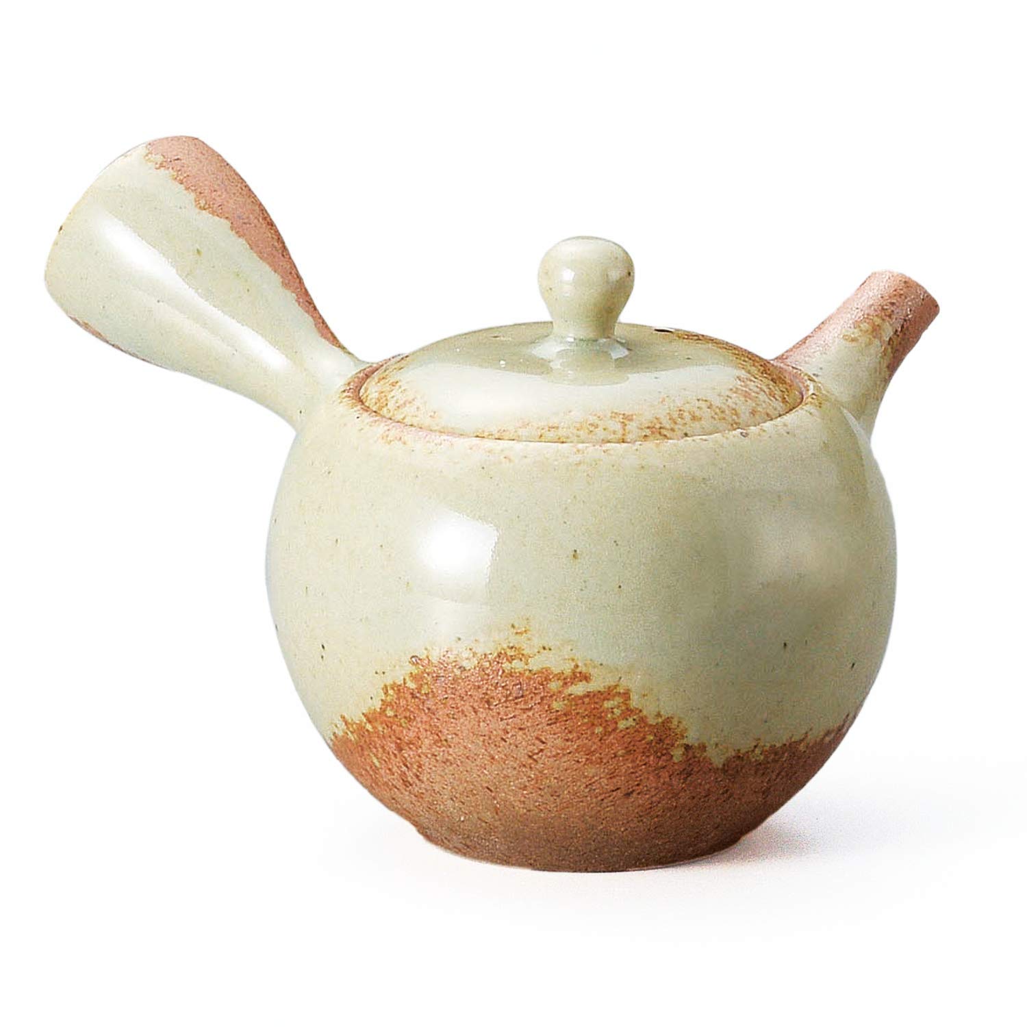 Tokoname Y715 Isshin Ash Glazed Round Teapot, Tea, 8.1 fl oz (230 ml)