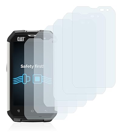 Savvies Schutzfolie für Caterpillar Cat B15Q [6er Pack] - klarer Displayschutz
