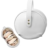 Adorila Travel Underwear Organizer Bag, Portable Small Bra Socks Storage Bag, Multi-function Waterproof Toiletry Packing Cube (White)