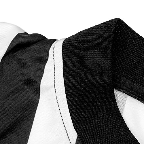 image for Crown Sporting Goods Men's Official Striped Referee Shirt | Umpire Ref