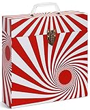 TUNES-TOTE 'Swirl RED' LP Vinyl Record Storage CASE, 12
