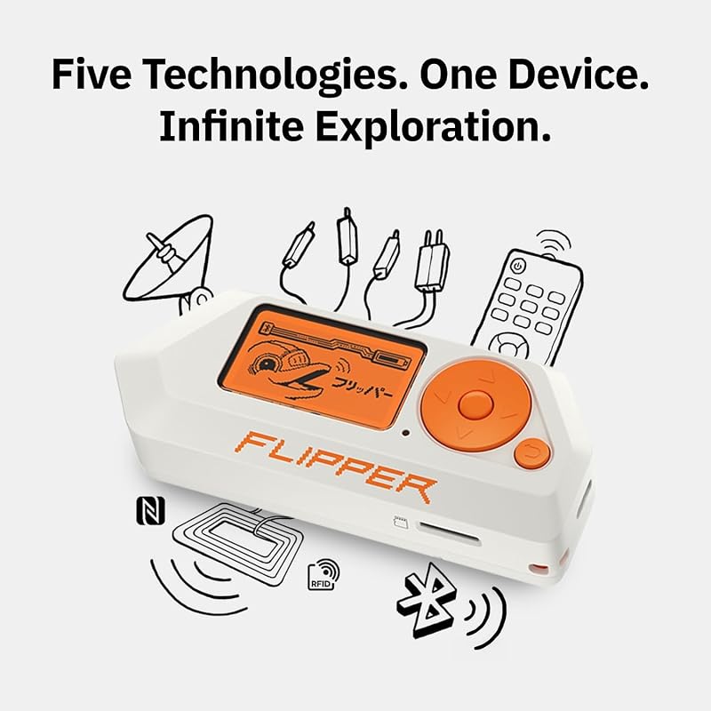 Zero – Tragbares Multi-Tool für Technikbegeisterte – Vollständig Open-Source & anpassbar – RFID- & NFC-Reader, Infrarot-Fernbedienung und Wireless-Signal-Explorer für neugierige Köpfe, Weiß