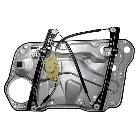 Drivers Front Power Window Lift Regulator With Interior Door Panel Replacement For Volkswagen 1j4837461h