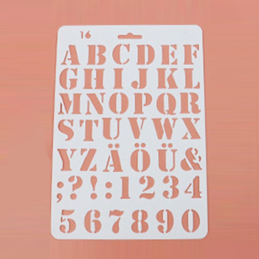 A Pochoirs de lettres réutilisables Alphabet pour la peinture le bricolage le scrapbooking et A Pochoirs de lettres réutilisables Alphabet pour la peinture le bricolage le scrapbooking et