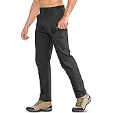 MOURCE Hiking Pants Men Quick Dry - Water Resistant Lightweight Cargo Pants for Men 7 Pockets Outdoor Travel Climbing