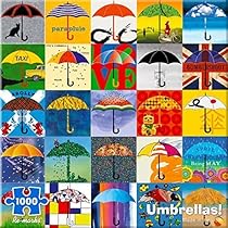 Re-marks Umbrellas 1000 Piece Puzzle by Re-Marks