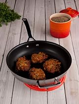 Le Creuset Cool Tool Pot Holder Trivet Silicone Round 20 cm Volcanic view 2