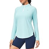 IUGA Golf Shirts for Woman SPF Shirts for Women Long Sleeve UPF 50+ UV Protection Shirt Quarter Zip Pullover