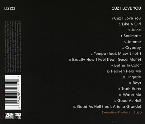 Lizzo Cuz I Love You Super Deluxe Amazon Com Music