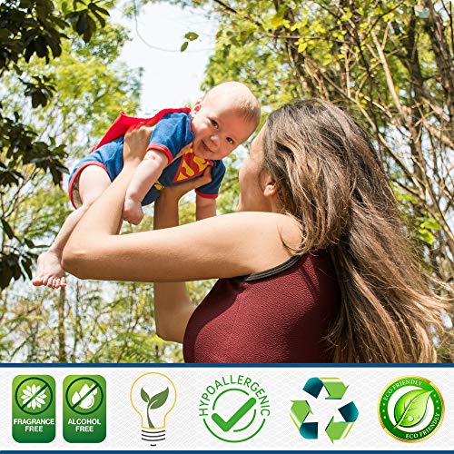 Wet Antibacterial Wipes - Sanitizer Disinfecting Wipe for Hands & Face - Moisturizing Aloe Extract - Clean Refreshing Scent - Travel Size Ultra Soft & Strong - 15 Count Travel (Pack of 8)