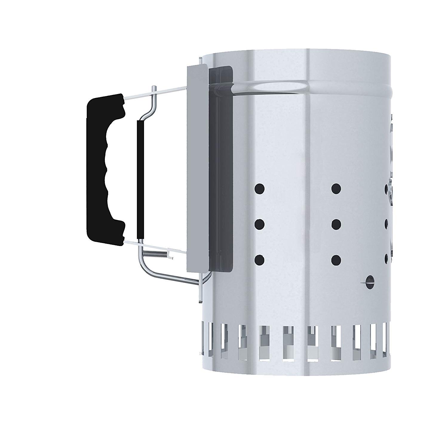 Photo 1 of Char-Griller 19586 Charcoal Chimney Starter, Galvanized