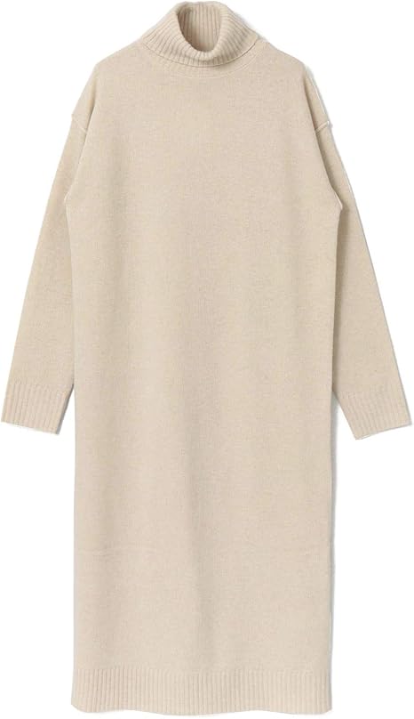 Amazon Co Jp サニーレーベル ワンピース ドレス ファインメリノウールタートルニットワンピース レディース La07 26r002 オフ Free 服 ファッション小物
