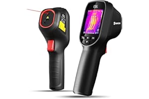 HIKMICRO E1L Thermal Imaging Camera with Laser Pointer, 160 x 120 IR Resolution/19200 Pixels, 25Hz Refresh Rate, Portable Handheld Thermal Imager, -4°F~1022°F Temperature Range