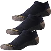WANDER Merino Wool Ankle Running Hiking Socks 3 Pairs Lightweight Cushioned Sweat-Wicking No Show Athletic Socks Men Women