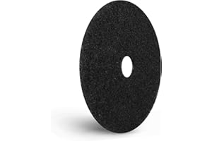 Virginia Abrasives 13" Black Floor Maintenance Pads – Heavy-Duty Non-Woven Pads for Cleaning, Polishing & Stripping, 5-Pack